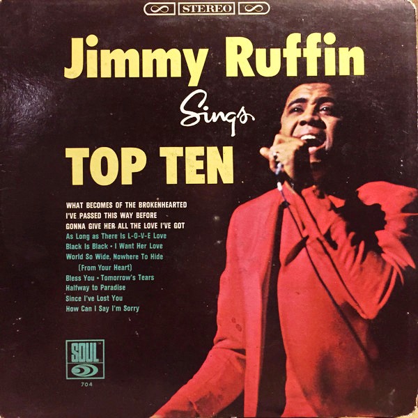 Jimmy Ruffin ‎- Sings Top Ten